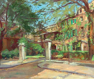 اختفاء لندن: Montague Place ، Whitehall Gardens بواسطة كارولين ماتيلدا بيكر